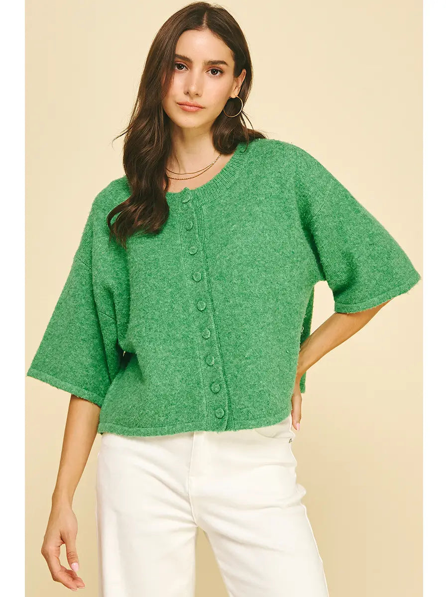 Short Sleeve Cardi