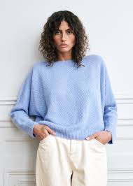 FRNCH Blue Sweater