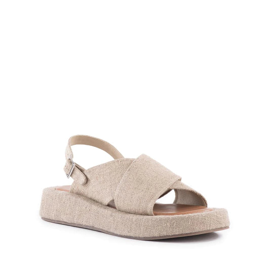 Seychelles Just For Fun Sandal Natural Linen