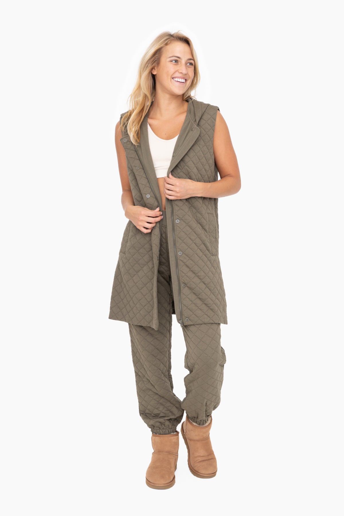 Mono B Quilted Vest