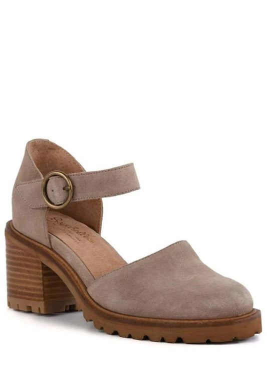 Seychelles Lock and Key Suede