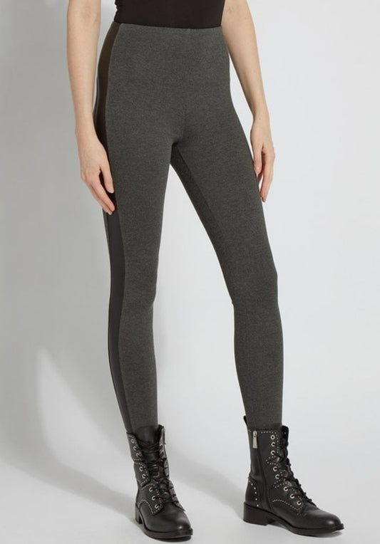 Ponte Textured Vegan Leather Leggings