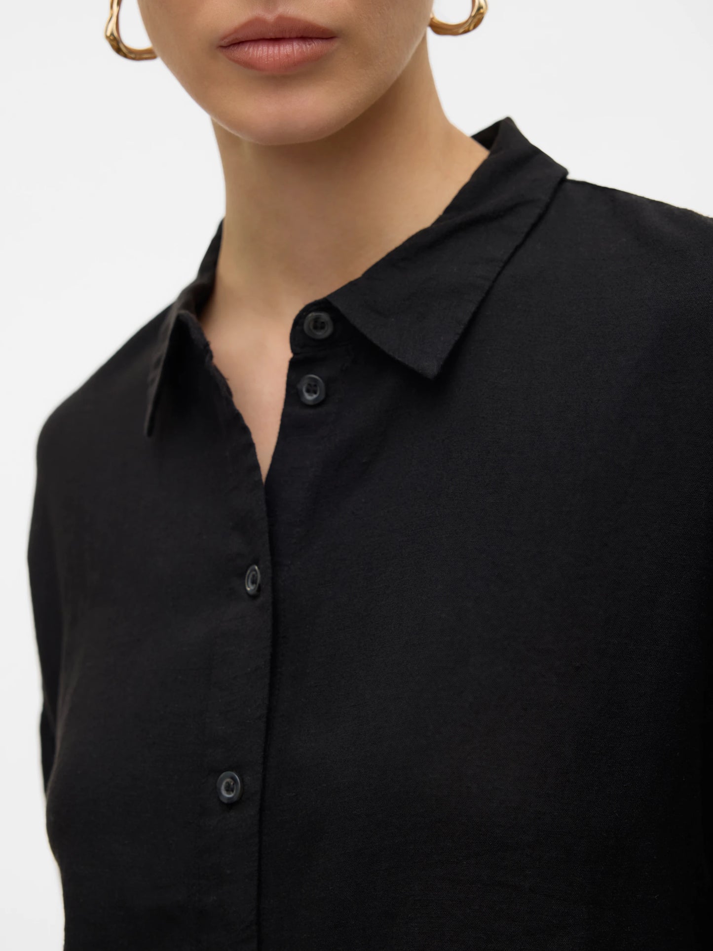 Vero Moda Black Linen