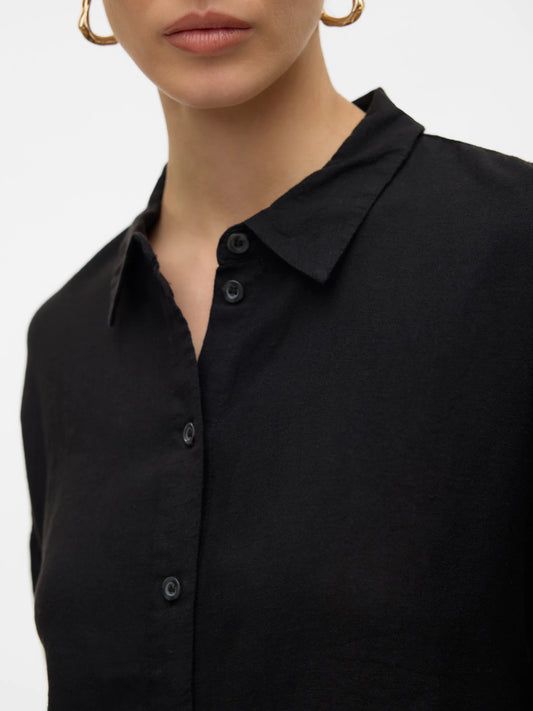 Vero Moda Black Linen