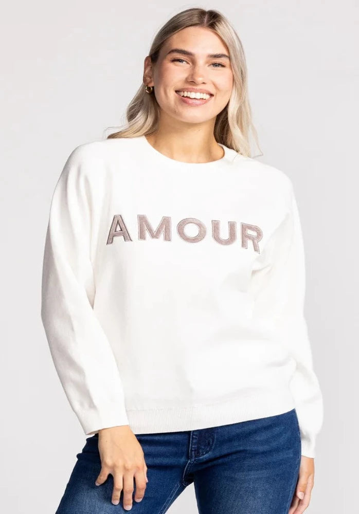 That's Amour Sweater White
