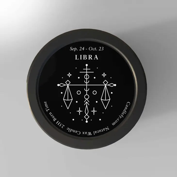 Candlefy Libra Zodiac Mini Candle